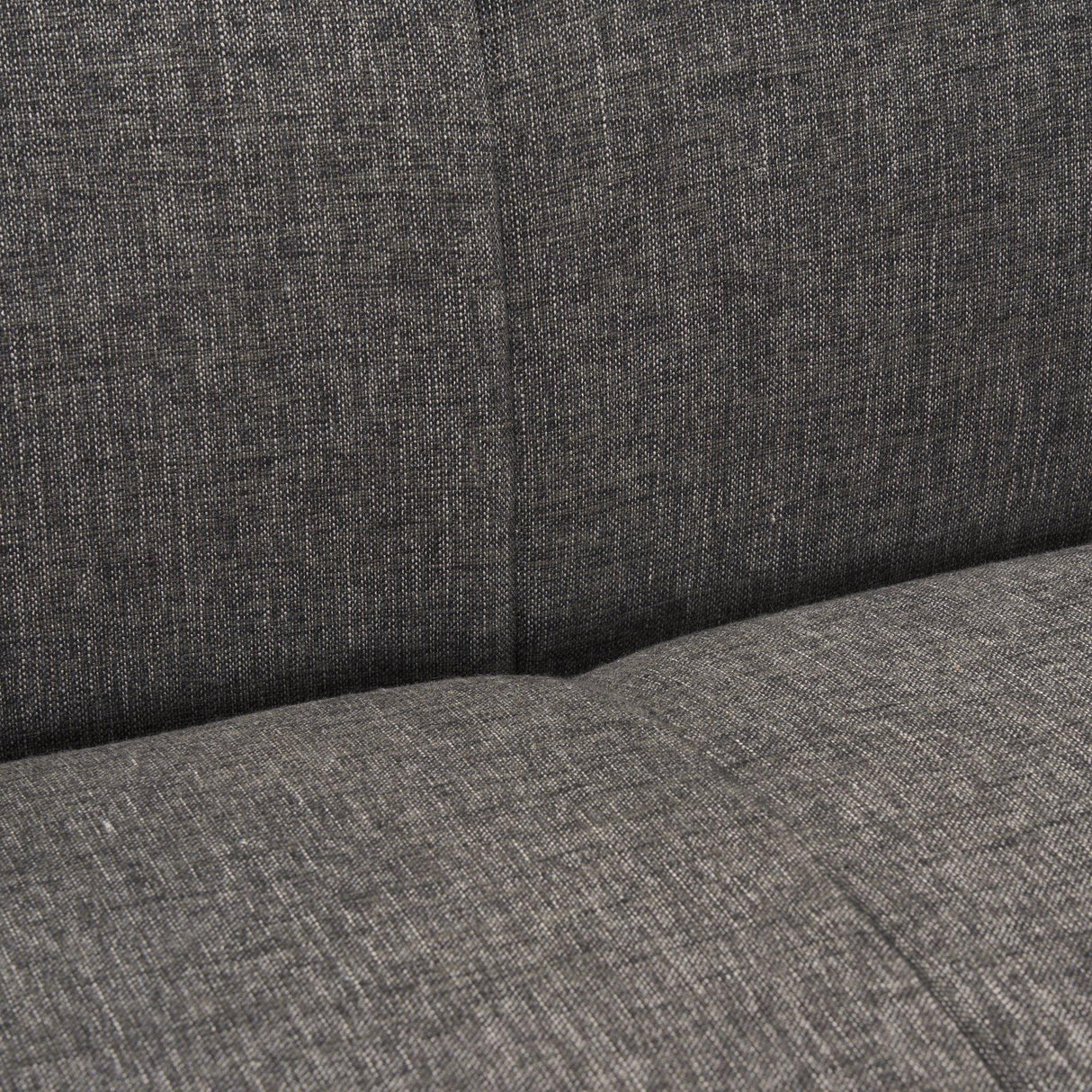 Mercana Hale Sofa W/ Medium Brown Wood and Gray Fabric