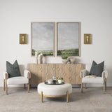 Mercana Cairn Brushed Gold Metal w/ Glass 1-Light Wall Sconce