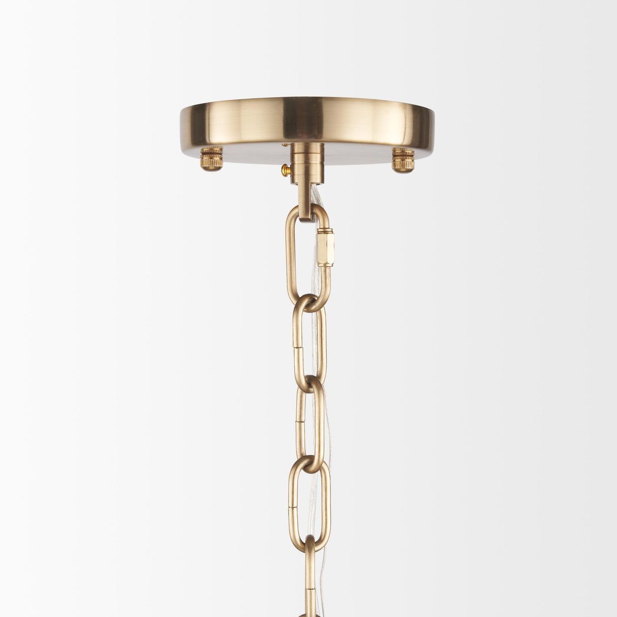Mercana Colleen Antiqued Gold Metal 4-Light Chandelier