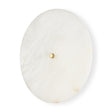 Mercana Dolly Brushed Gold Metal w/ Alabaster Shade 4-Light Wall Sconce