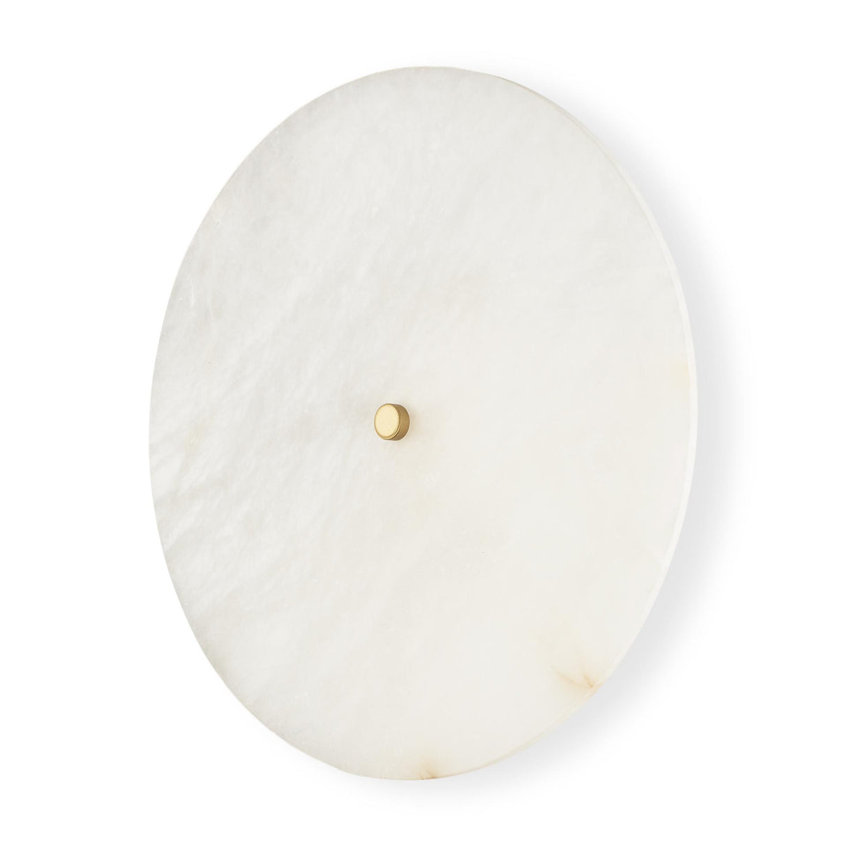 Mercana Dolly Brushed Gold Metal w/ Alabaster Shade 4-Light Wall Sconce
