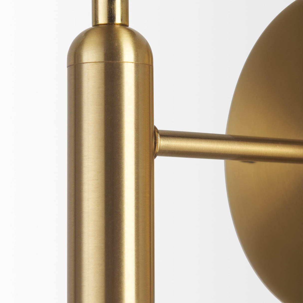 Mercana Britton Gold Metal w/ Clear Glass Globe 1-Light Wall Sconce