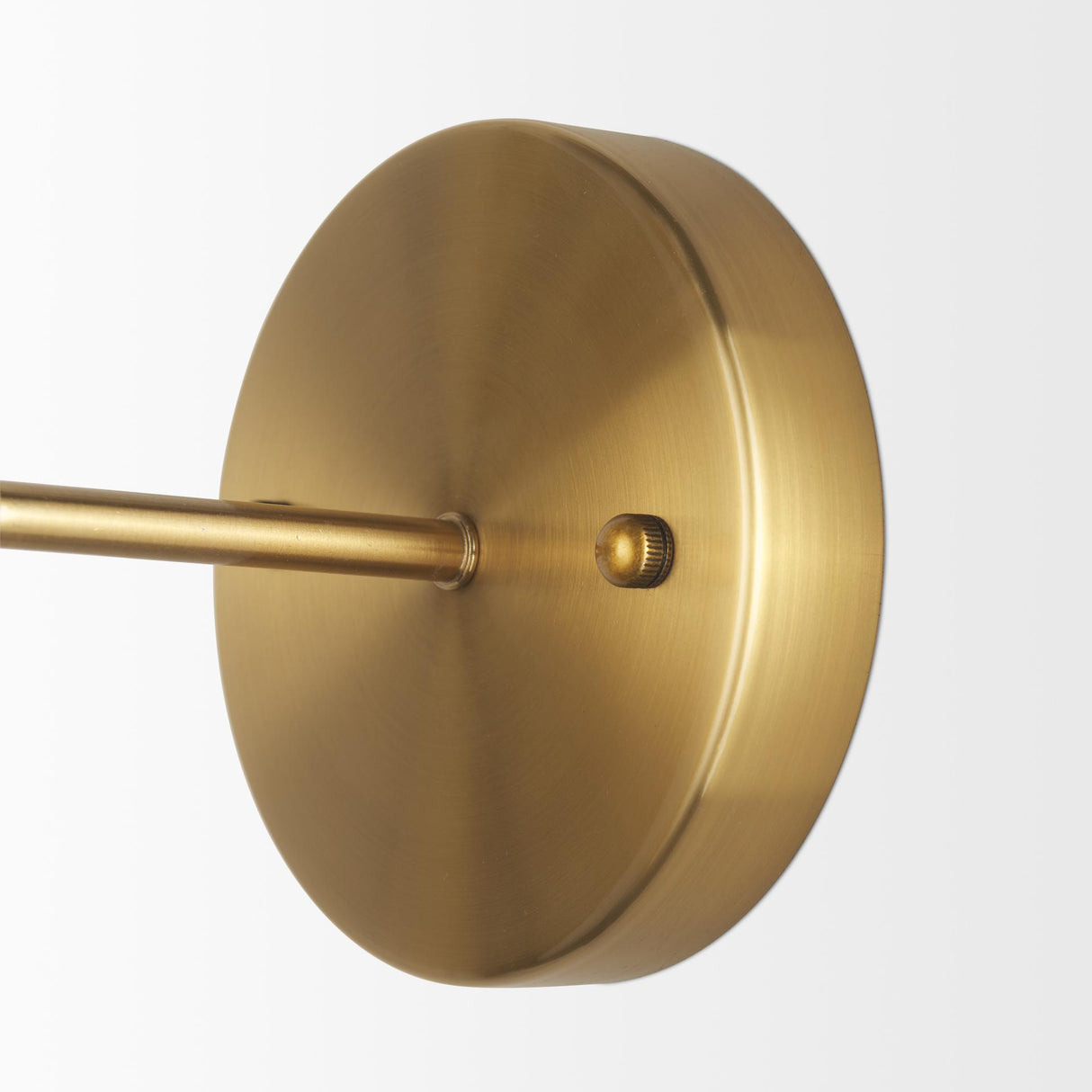 Mercana Britton Gold Metal w/ Clear Glass Globe 1-Light Wall Sconce