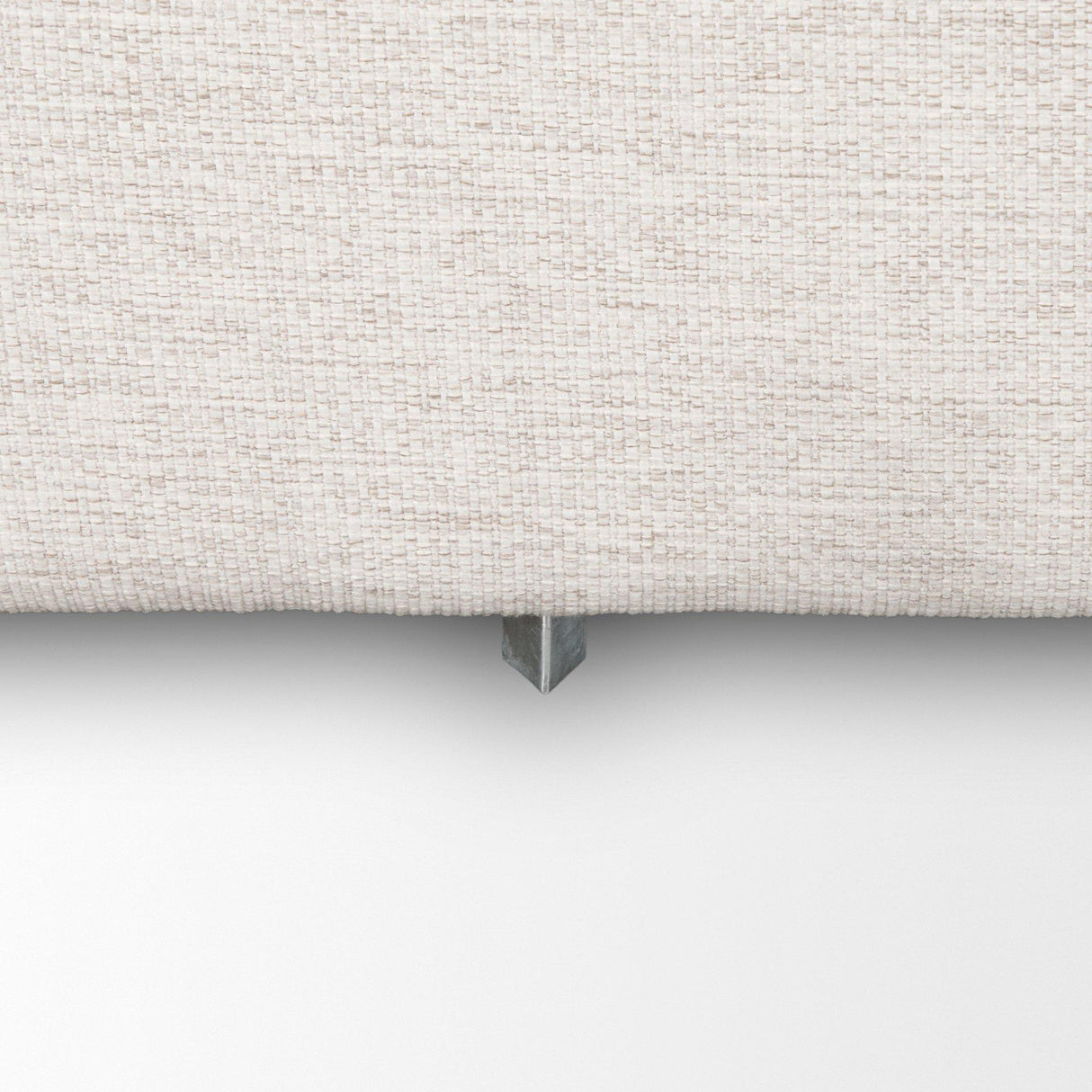 Mercana Halston Small Ottoman Oatmeal Performance Fabric