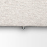 Mercana Halston Small Ottoman Oatmeal Performance Fabric