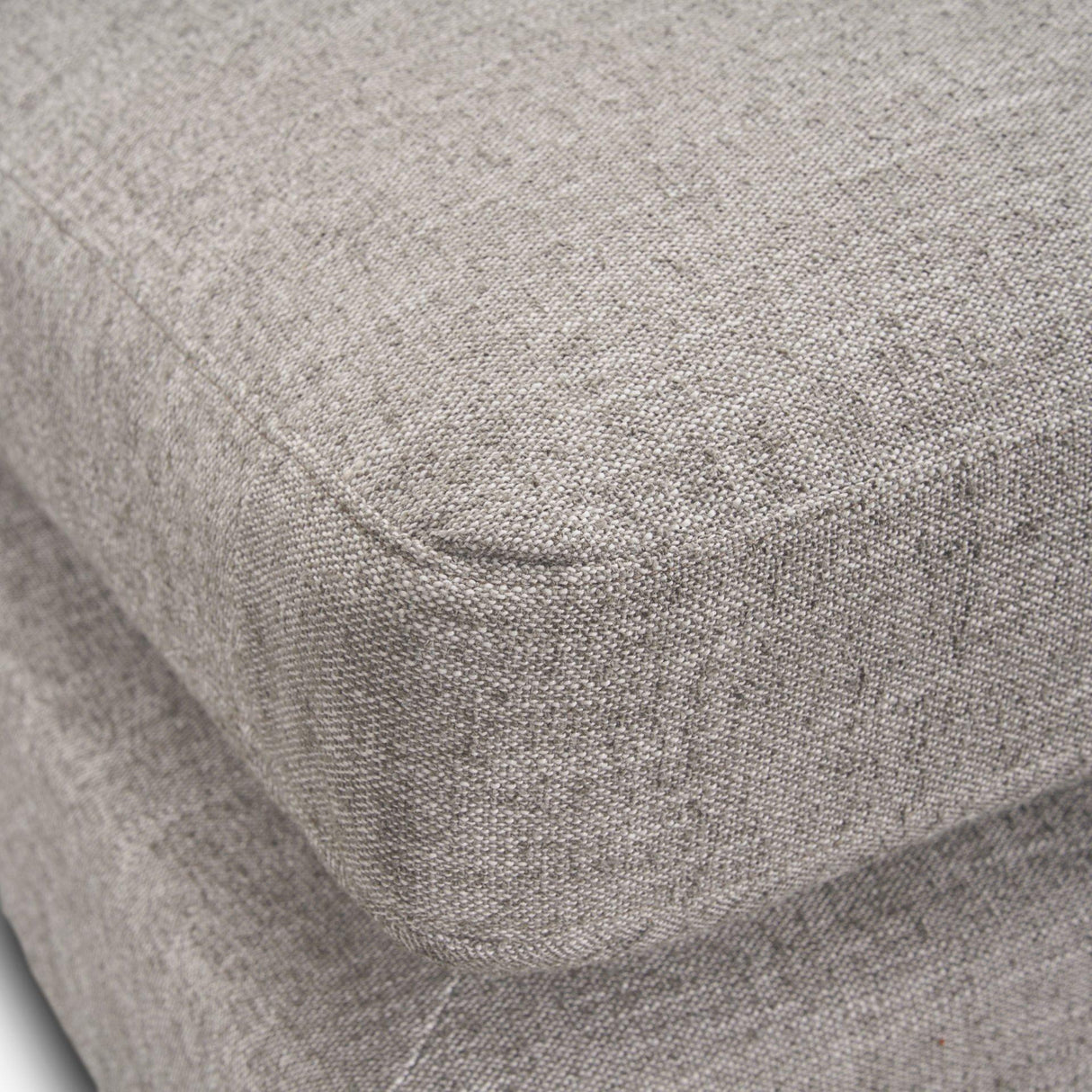 Mercana Halston Small Ottoman Light Gray Performance Fabric
