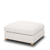 Mercana Halston Large Ottoman Oatmeal Performance Fabric