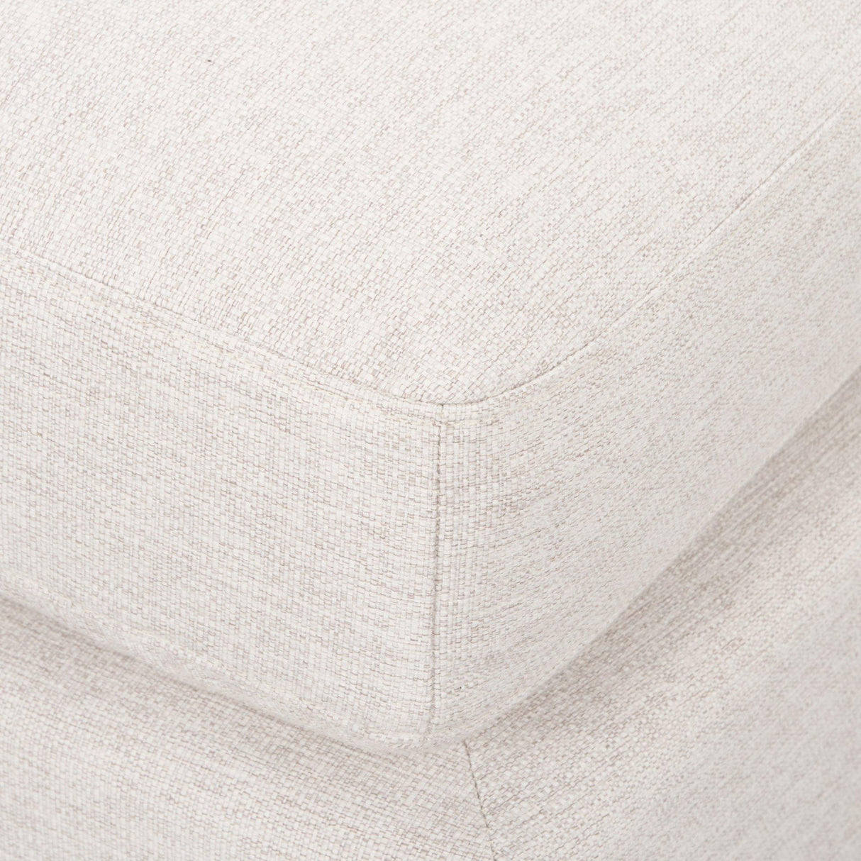Mercana Halston Large Ottoman Oatmeal Performance Fabric