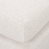 Mercana Halston Large Ottoman Oatmeal Performance Fabric