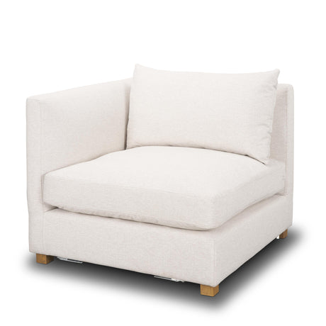 Mercana Halston Left Arm Sectional Piece Oatmeal Performance Fabric