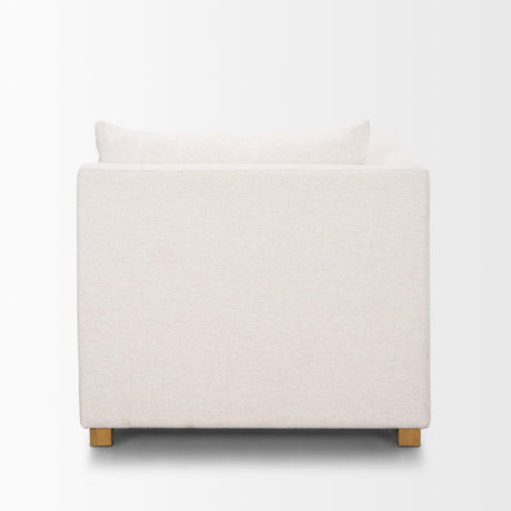 Mercana Halston Left Arm Sectional Piece Oatmeal Performance Fabric