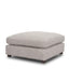 Mercana Halston Large Ottoman Light Gray Performance Fabric