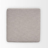 Mercana Halston Large Ottoman Light Gray Performance Fabric