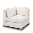 Mercana Halston Corner Sectional Piece Oatmeal Performance Fabric