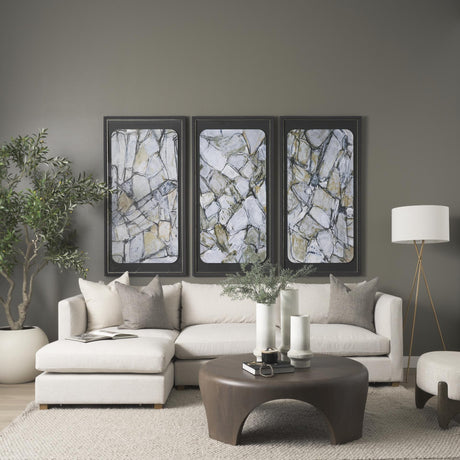 Mercana Halston Right Arm Sectional Piece Oatmeal Performance Fabric