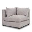 Mercana Halston Corner Light Grey Performance Fabric