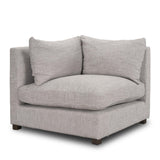 Mercana Halston Corner Light Grey Performance Fabric