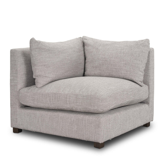 Mercana Halston Corner Light Grey Performance Fabric