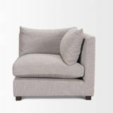 Mercana Halston Corner Light Grey Performance Fabric