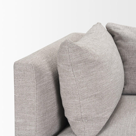 Mercana Halston Corner Light Grey Performance Fabric