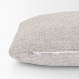 Mercana Halston Arm Pillow Light Gray Performance Fabric