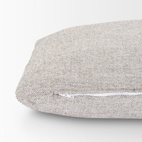 Mercana Halston Arm Pillow Light Gray Performance Fabric