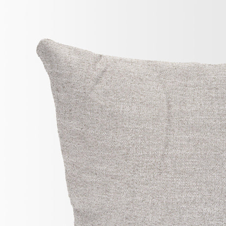 Mercana Halston Arm Pillow Light Gray Performance Fabric