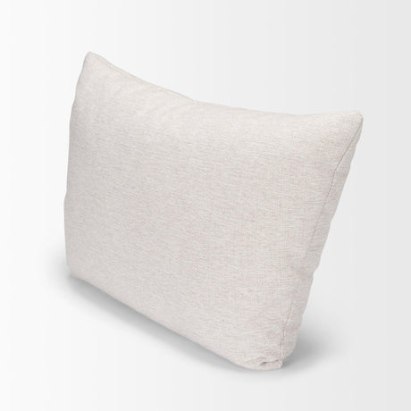 Mercana Halston Arm Pillow in Oatmeal Performance Fabric