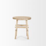 Mercana Rosie Small Blonde Wood End Table