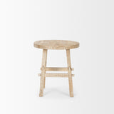 Mercana Rosie Small Blonde Wood End Table