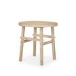 Mercana Rosie Large Blonde Wood End Table