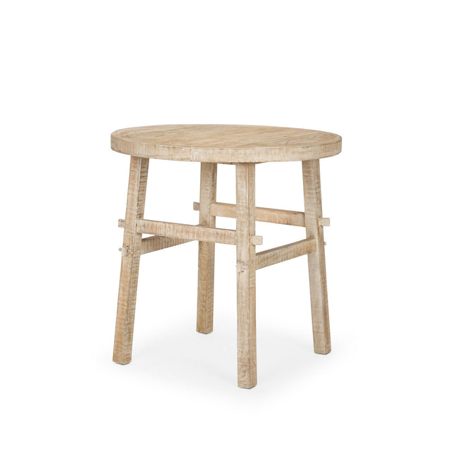 Mercana Rosie Large Blonde Wood End Table