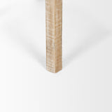Mercana Rosie Large Blonde Wood End Table