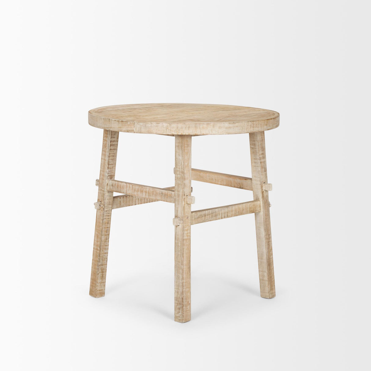 Mercana Rosie Large Blonde Wood End Table