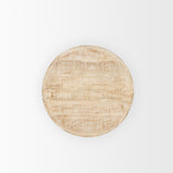 Mercana Rosie Large Blonde Wood End Table