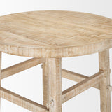 Mercana Rosie Large Blonde Wood End Table