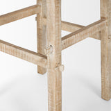 Mercana Rosie Large Blonde Wood End Table