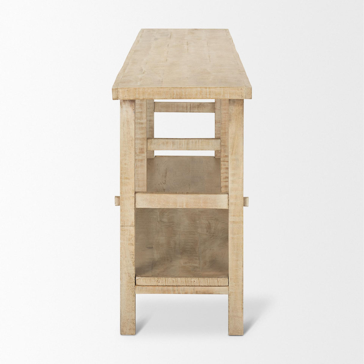 Mercana Rosie Large Blonde Wood Console Table