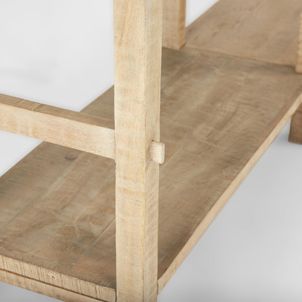 Mercana Rosie Large Blonde Wood Console Table