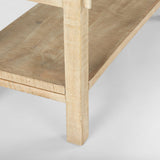 Mercana Rosie Large Blonde Wood Console Table