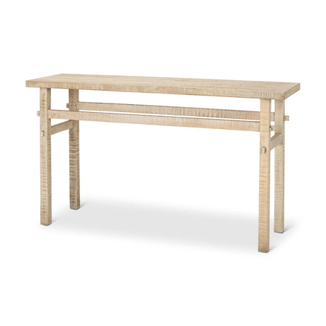 Mercana Rosie Small Blonde Wood Console Table