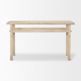 Mercana Rosie Small Blonde Wood Console Table