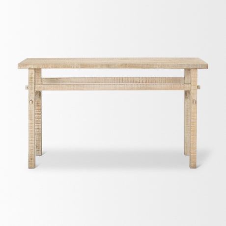 Mercana Rosie Small Blonde Wood Console Table