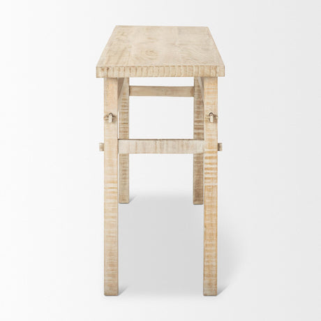 Mercana Rosie Small Blonde Wood Console Table