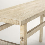 Mercana Rosie Small Blonde Wood Console Table