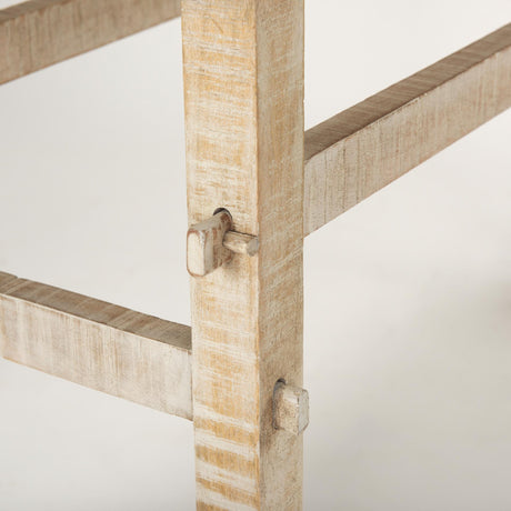 Mercana Rosie Small Blonde Wood Console Table