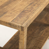 Mercana Rosie Large Brown Wood Console Table