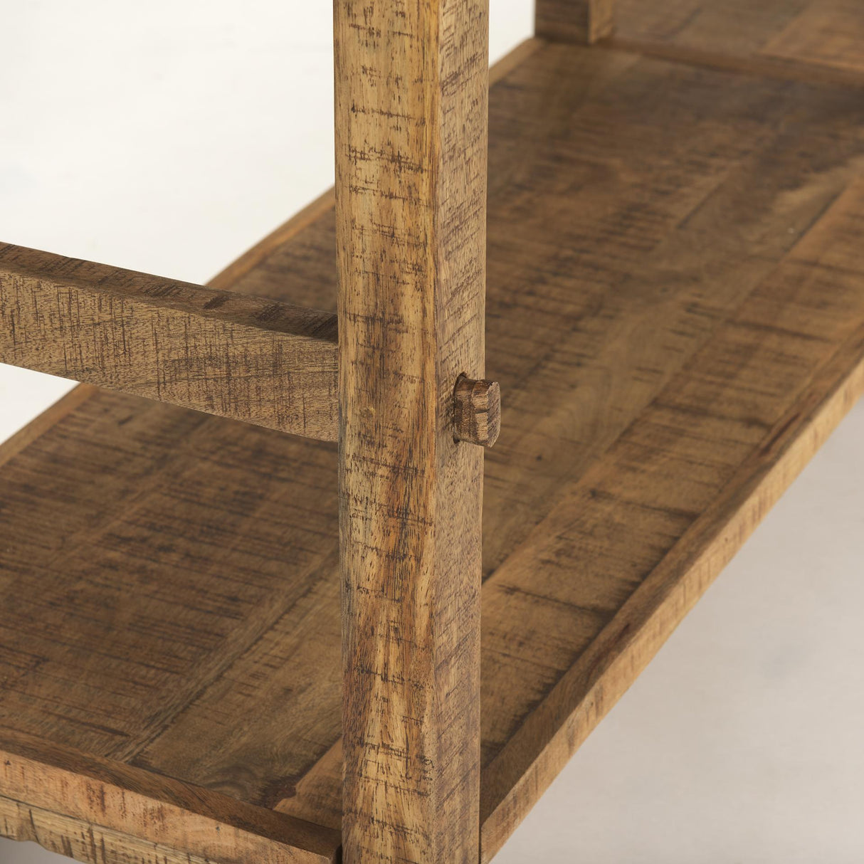 Mercana Rosie Large Brown Wood Console Table