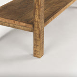 Mercana Rosie Large Brown Wood Console Table