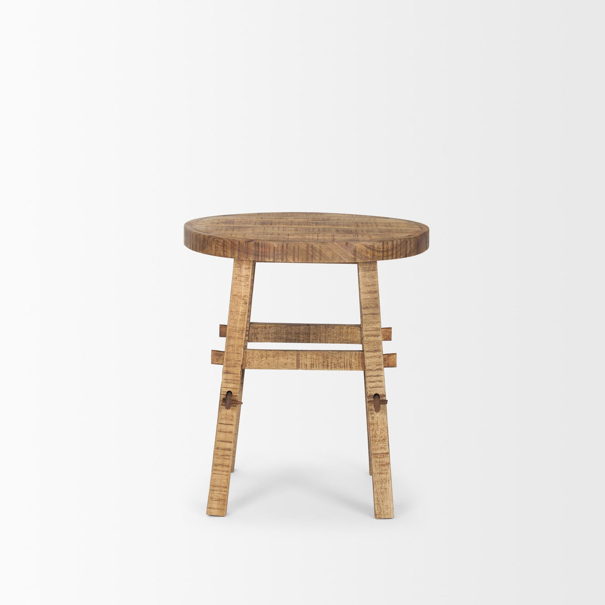 Mercana Rosie Small Brown Wood End Table